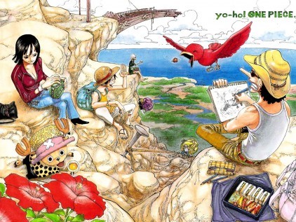 one-piece-free-wallpaper-mugiwara-pirates_422_92773 - Wallpapers One Piece