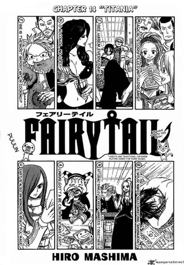15 - Fairy tail manga