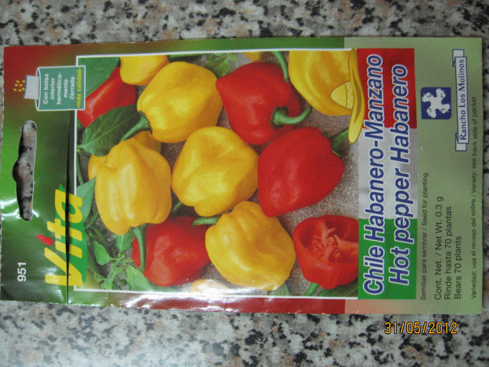 Picture 090; Seminte habanero din Mexic
