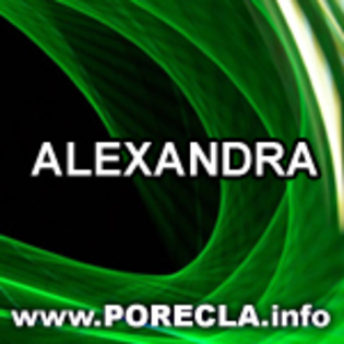 506-ALEXANDRA avatare cu numele - ALEXANDRA