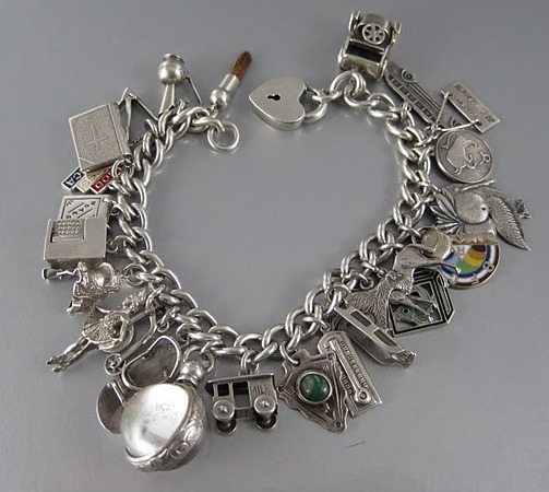 Vintage-27-Charm-Bracelet-1 - bracelet