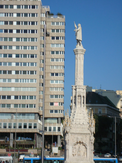 statuia Cristofor Columb - Madrid vacanta 2011