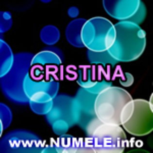 062-CRISTINA avatare cu numele meu avatar