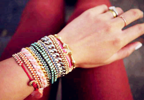 chic colorful diamond bracelets-f36939 - Just Friends
