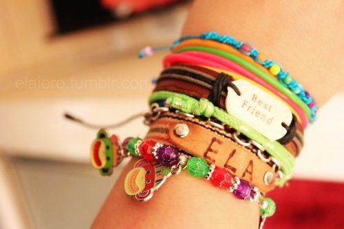 lovely colorful bracelets-f56794