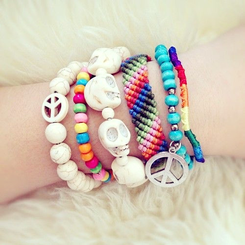 striking skeleton bracelets-f23400