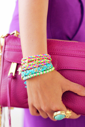 stunning colorful bracelets-f91498