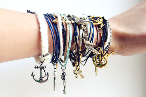 sumptuously anchor bracelets-f64900 - Just Friends