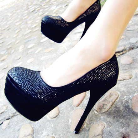 must-have black high heels-f95283 - Pantofi