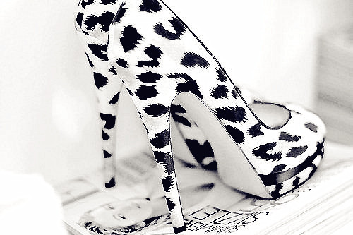 sophisticated leopard high heels-f75438
