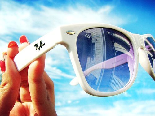 white sunglasses-f43580 - Ochelari de soare