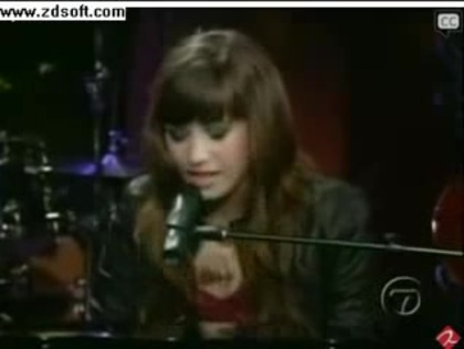 Demi Lovato-This is me(Live) with lyrics 07001 - Demilush - This is me - Live with Regis and Kelly Part o15