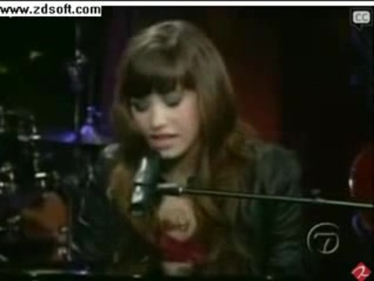 Demi Lovato-This is me(Live) with lyrics 07032