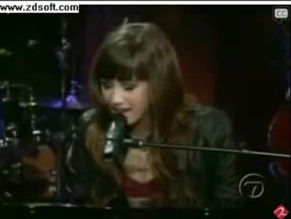 Demi Lovato-This is me(Live) with lyrics 06917 - Demilush - This is me - Live with Regis and Kelly Part o14