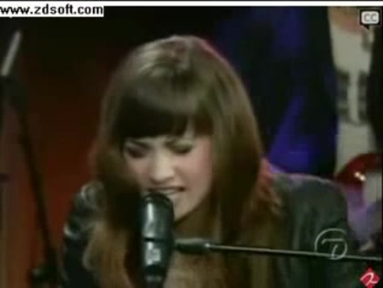 Demi Lovato-This is me(Live) with lyrics 11703 - Demilush - This is me - Live with Regis and Kelly Part o24