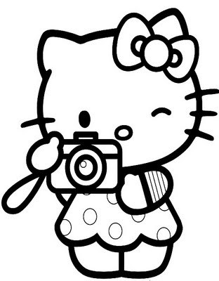 hello kitty colouring (3) - hello Kitty