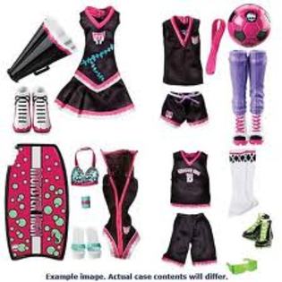 mh su echipament - monster high scream uniform