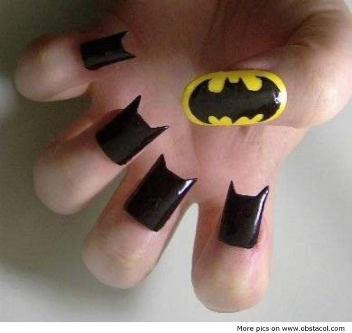Batman-nails - funny images