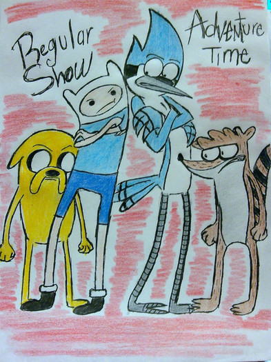 adventure_time_or_regular_show_by_bouffonne-d4o26ue