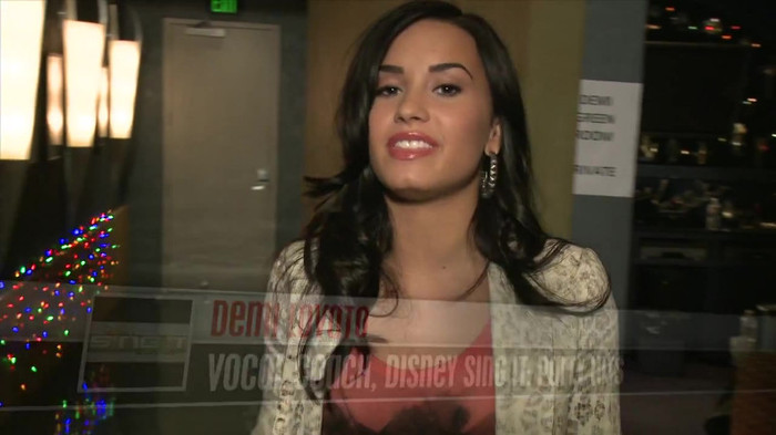 Demi Lovato - Disney Sing It - Behind the Scenes 02505