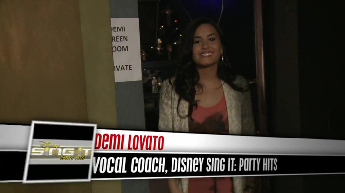 Demi Lovato - Disney Sing It - Behind the Scenes 01909