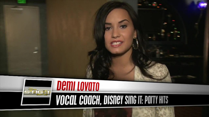 Demi Lovato - Disney Sing It - Behind the Scenes 02413