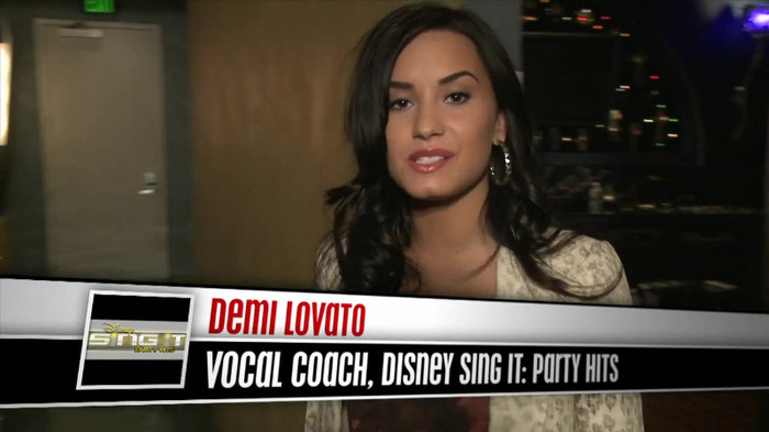 Demi Lovato - Disney Sing It - Behind the Scenes 02422