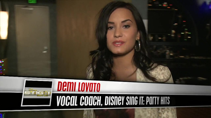 Demi Lovato - Disney Sing It - Behind the Scenes 02435
