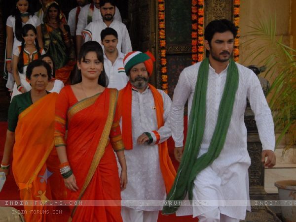 199661-ankita-lokhande-sushant-singh-rajput-celebrating-independence-d - Ankita Lokhande si Sushant Rajput