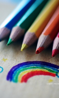 Creioane colorate - Diverse poze