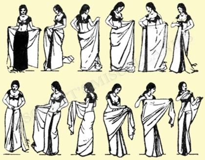 sari - cum se imbraca un saree