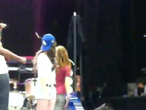 Demi Lovato\'s Entrance at Souncheck 0855