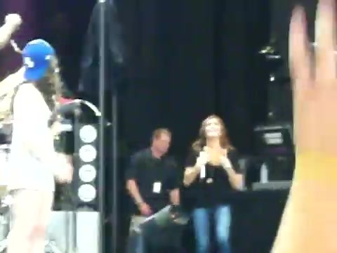 Demi Lovato\'s Entrance at Souncheck 1041 Demi Lovato\'s Entrance at Souncheck 1041