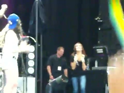 Demi Lovato\'s Entrance at Souncheck 1047 Demi Lovato\'s Entrance at Souncheck 1047