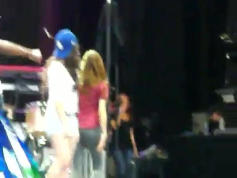 Demi Lovato\'s Entrance at Souncheck 0876