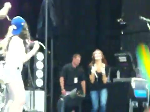 Demi Lovato\'s Entrance at Souncheck 1052 Demi Lovato\'s Entrance at Souncheck 1052