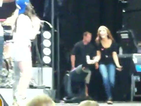 Demi Lovato\'s Entrance at Souncheck 1082 Demi Lovato\'s Entrance at Souncheck 1082