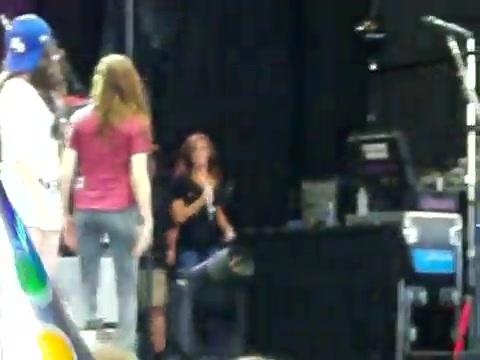 Demi Lovato\'s Entrance at Souncheck 0919