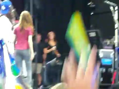 Demi Lovato\'s Entrance at Souncheck 0931