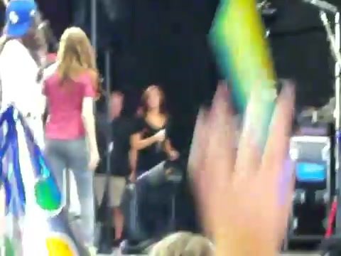 Demi Lovato\'s Entrance at Souncheck 0935