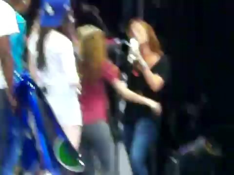 Demi Lovato\'s Entrance at Souncheck 1549