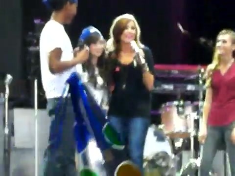 Demi Lovato\'s Entrance at Souncheck 2055