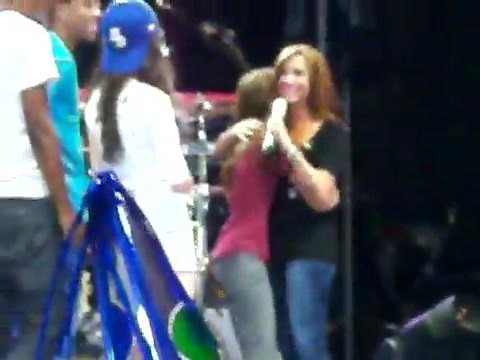 Demi Lovato\'s Entrance at Souncheck 1605