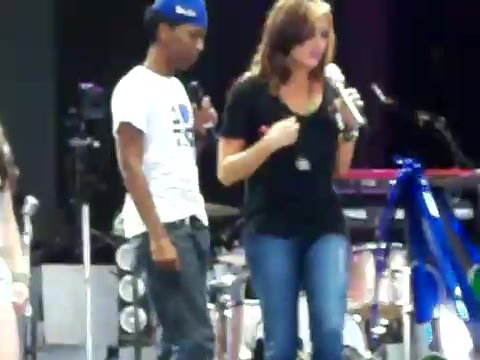Demi Lovato\'s Entrance at Souncheck 2547 Demi Lovato\'s Entrance at Souncheck 2547