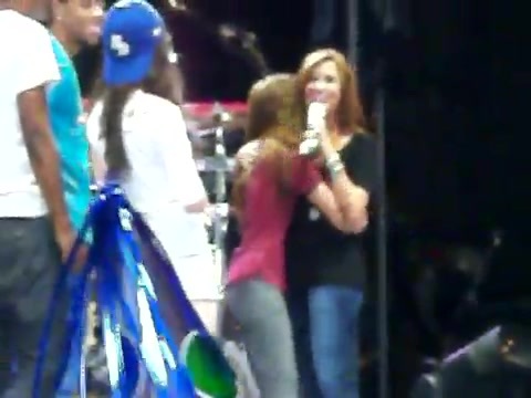 Demi Lovato\'s Entrance at Souncheck 1615