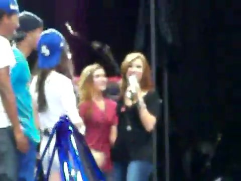 Demi Lovato\'s Entrance at Souncheck 1651