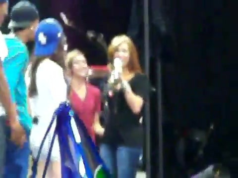 Demi Lovato\'s Entrance at Souncheck 1667