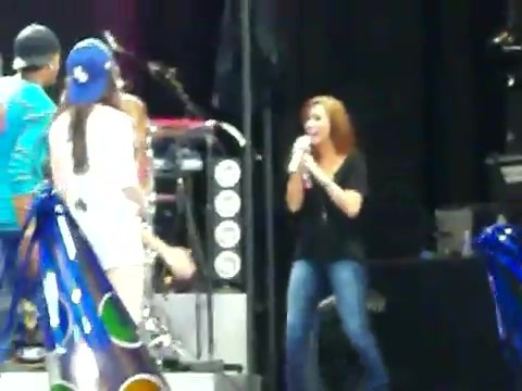 Demi Lovato\'s Entrance at Souncheck 1321