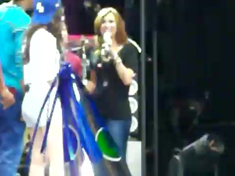 Demi Lovato\'s Entrance at Souncheck 1688