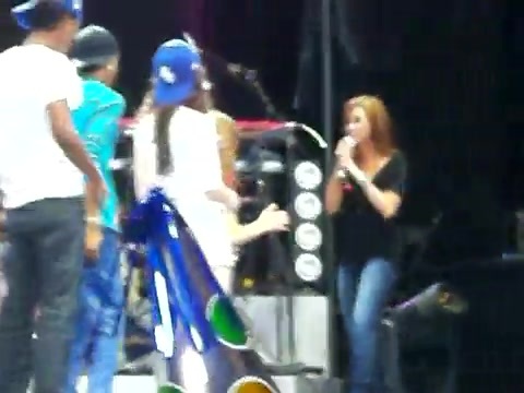 Demi Lovato\'s Entrance at Souncheck 1359 Demi Lovato\'s Entrance at Souncheck 1359